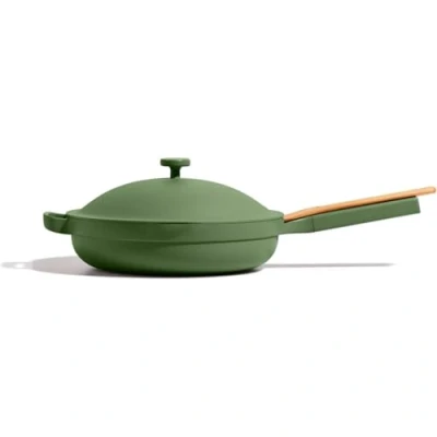 Image of Our Place Large Always Pan 2.0 32cm (3.8L) Nonstick, Toxin Free Ceramic Cookware Patented 10 in 1 Aluminum Frying &amp; Sauté Safe for Oven, Induction All Cooktops up to 232C Sage