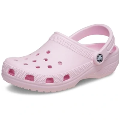 Image of Crocs Unisex Kids Classic Clog T Clogs, Pink Milk, 7 UK Child