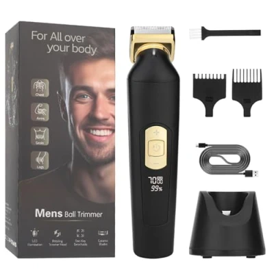 Image of Groin Hair Trimmer Electric Manscape For Men Pubic/Body/Groin Grooming Body Groomer