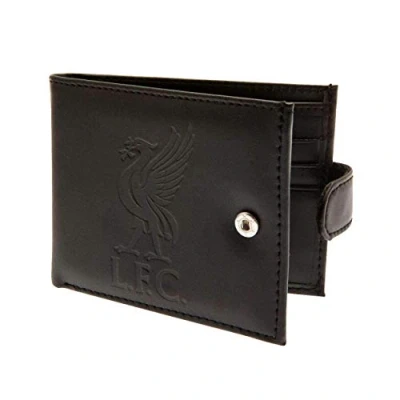 Image of Liverpool FC Official RFID Embossed Leather Wallet (One Size) (Black)