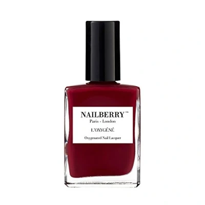 Image of Nailberry L&#039;Oxygéné Oxygenated Nail Lacquer Le Temps Des Cerises, 15 ml Polish for a Healthier Manicure &amp; Long Lasting Colour 12 Free, Vegan, Halal, Cruelty Gluten Free