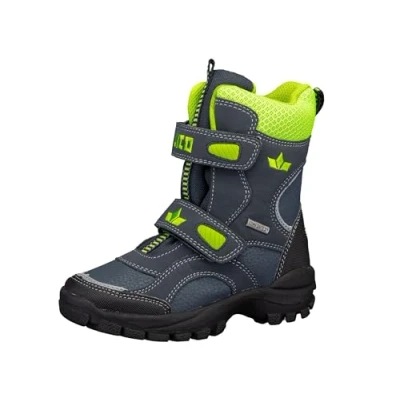 Image of Lico Samuel V Snow Boot, Navy Black Lemon, 12.5 UK Child