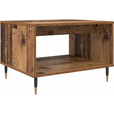 Image of vidaXL Coffee Table Old wood 60 x 50 40 cm Engineered