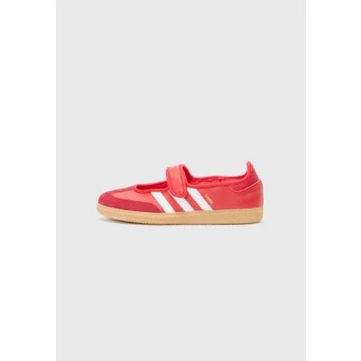 Image of adidas Originals Samba JANE Ankle strap ballet pumps, Women&#039;s, Size: 3, Better scarlet/team victory red/gum 3 shoes