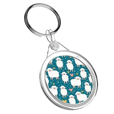 Image of 1 x Sheep Counting Lambs Love Keyring IR02 Mum Dad Kids Birthday #14792