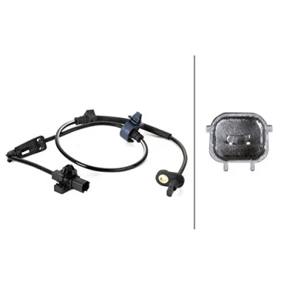 Image of 03G906088F Sensors HELLA 6PT 010 376 211 with heat shield pipe VOLKSWAGEN: Touran I, Caddy 3