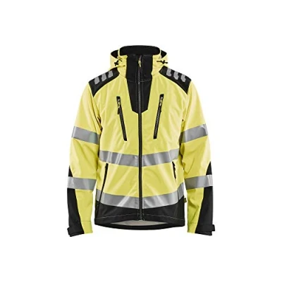 Image of BLÅKLÄDER Hi Vis Softshell Men M Yellow/Black