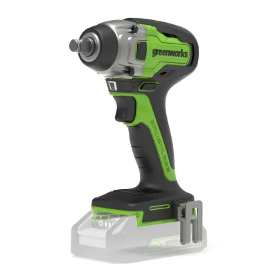 Image of Greenworks GD24IW400 Cordless Impact Wrench with Brushless Motor, 0 2800rpm, 4000ipm, 400Nm Torque, 1/2&quot; (1.27cm) Coupler WITHOUT 24V Battery &amp; Charger, 3 Year Guarantee
