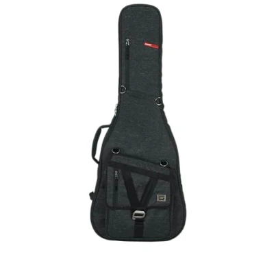 Image of Gator Cases Transit Series Resonator, 00, &amp; Clasical Guitar Gig Bag Charcoal Black Exterior (GT RES00CLASS BLK)