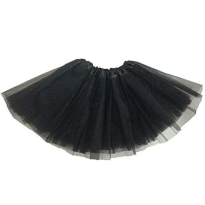 Image of Zac&#039;s Alter Ego Lady Girls Women Black Tutu Skirt Fancy Dress Party Halloween
