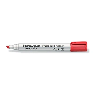 Image of Staedtler Lumcolor 351 B 2 Blackboard Pen Chisel Tip Red
