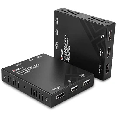 Image of LINDY 120m Cat.6 HDMI &amp; USB KVM Extender