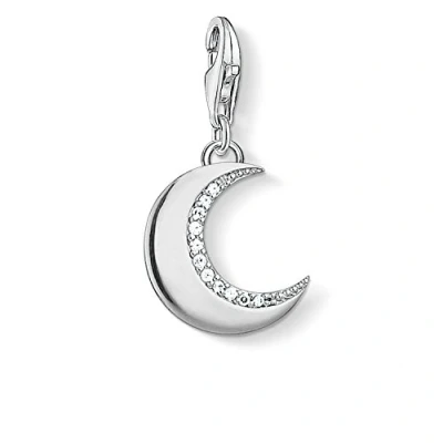 Image of Thomas Sabo Women Charm Pendant Protective Moon Club 925 Sterling Silver 1500 414 14