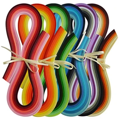 Image of JUYA Paper Quilling Set 720 Strips 36 Colors 54cm Length/strip Width 7mm