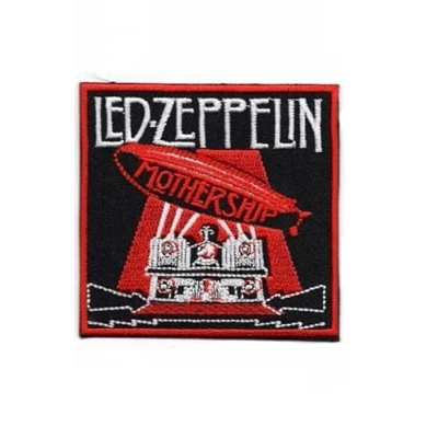 Image of Led Zeppelin Patch Mothership Badge Embroidered Iron on Applique Accessory