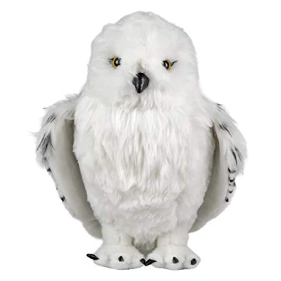 Image of The Noble Collection Harry Potter Hedwig Collector&#039;s Plush With Moveable Wings Officially Licensed 15in (38cm) Snowy Owl Toy Dolls Gifts