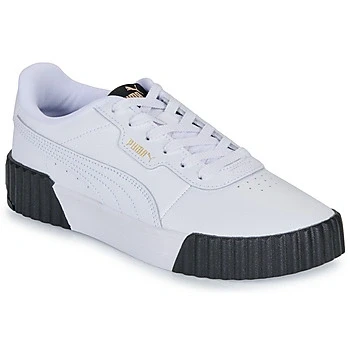 Image of PUMA Women&#039;s Carina 3.0 Sneaker, White Gold Gum, 3.5 UK