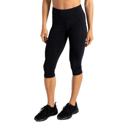 Image of Dare 2b Women&#039;s Lightweight Influential II 3/4 Leggings Black, Size: 14