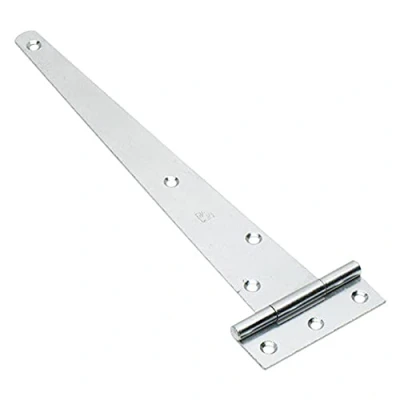Image of Merriway BH04077 (2 Pcs) Bright Zinc Plated Light Duty Tee Hinge, 150 mm, 6 inch Pack of 2 Pieces