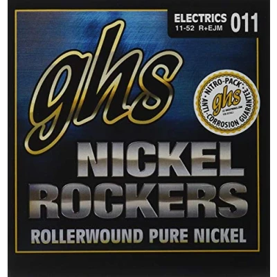 Image of GHS NICKEL ROCKERS &gt;ERIC JOHNSON SIGNATURE&quot; Rollerwound String Set For Electric Guitar R+EJM Medium 011/052
