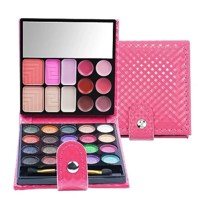 Image of PhantomSky 32 Colours Eyeshadow Palette, Eye Shadow Pallets for Women Make up Palettes with Lipgloss, Blusher, Highlighterand Concealer, Matte and Shimmer Finishes, Highly Pigmented