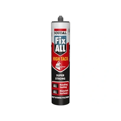 Image of Soudal 101444 Fix All High Tack Super Strong Adhesive White