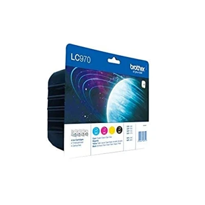 Image of Brother LC 970 Ink Cartridges Cyan/Magenta/Yellow/Black