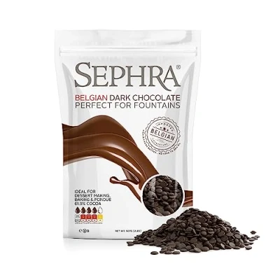 Image of Sephra Belgian Couverture Fountain Ready Chocolate Callets Dark (2.5kg)