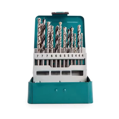 Image of Makita D 47173 Mixed Drill Set Metal Box Multi Colour (18 Piece)