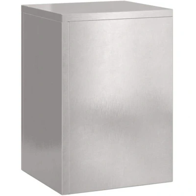Image of vidaXL Outdoor Plant Stands Pillar 3 pcs Stainless Steel