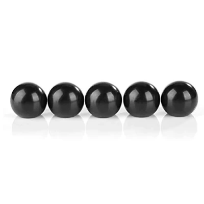 Image of Sharainn Ball Lever Knob, 5Pcs Black Round Bakelite Knob M8*32mm Machine Tool Replacement Durable for Tools