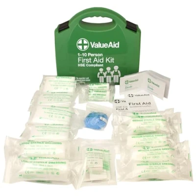 Image of Value Aid HSE Compliant Workplace First Kit (1 10 Person)