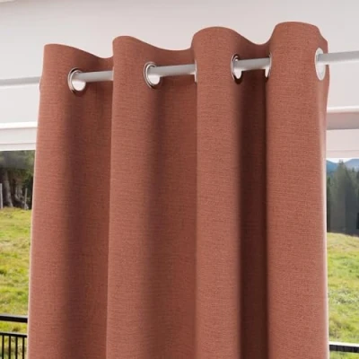 Image of Soleil D&#039;Ocre ECLIPSE &#039;s Curtains, blinds in Orange