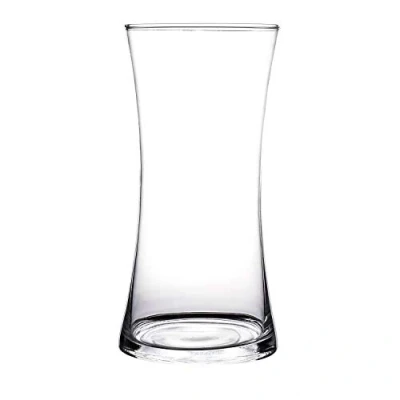 Image of KNIKGLASS Glass Vase, Flower Vase Glass, Decoration Transparent (C, 25 CM x 12 CM)