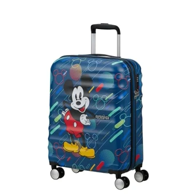Image of American Tourister Wavebreaker Disney Spinner, Mickey Future Pop, Spinner S (55 cm 36 L), Matte Shell