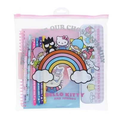 Image of Hello Kitty Bumper Stationery Set School Kawaii Stationary Gifts