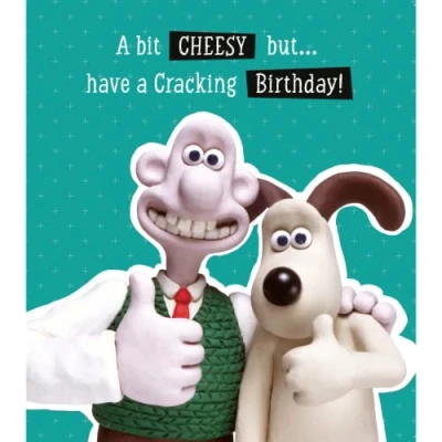 Image of Wallace &amp; Gromit Birthday Card, Card for All, Gromit, Official