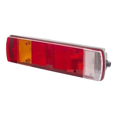 Image of E43178, E44060, E49808, E49811 Rear light HELLA 2VD 008 205 051 Left P21W, R5W black 12, 24V without bulbs with bulb holder