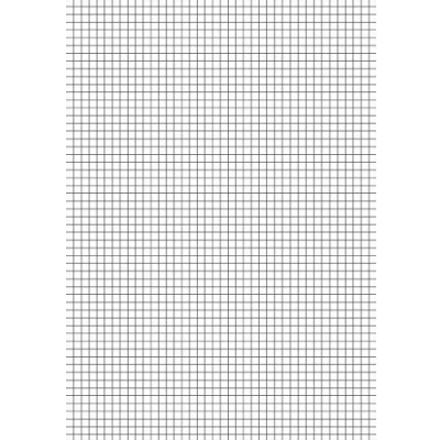 Image of Fountain 102100850 Registry Paper Kanzleibogen, 80 G/Qm, A4, Checkered, 50 Sheet, White