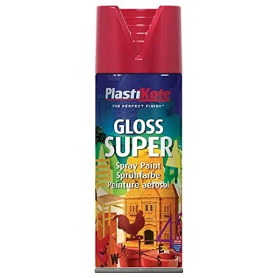 Image of Plasti kote Super Gloss Spray Bright Red 400 ml