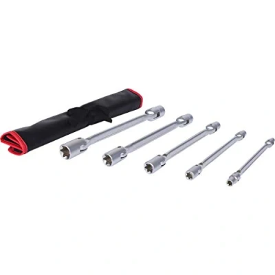 Image of KS Tools 517.0340 CLASSIC TX E profile double headed revolving wrench set, 5 pcs