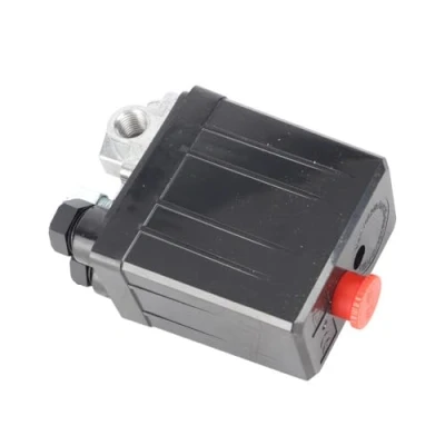 Image of 4 Ports Air Compressor Pressure Switch, 240V 16A 90 120PSI Heavy Duty Valve Switch 1/4&quot; Female Thread Control Regulator