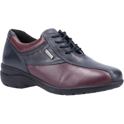 Image of Cotswold Womens SALFORD 2 Lace Ladies Shoes Navy Size UK 5