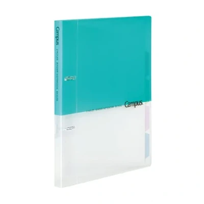 Image of Kokuyo Campus 2 Ring Loose Leaf Binder, B5, Holes, Up to 100 Sheets, Light Blue, Japan Import (RU PP358LB)