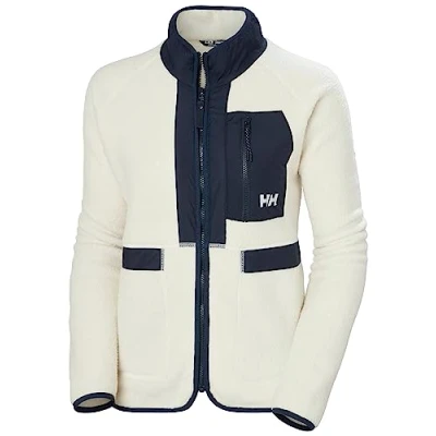 Image of Helly Hansen Womens W Aurora Pile Jacket, Cream, S