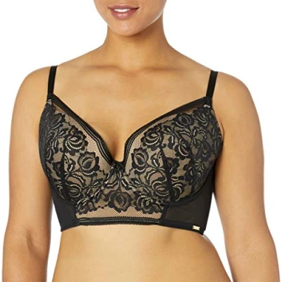 Image of Gossard Encore Pushup bra, Women&#039;s, Size: 34C, Black/nude