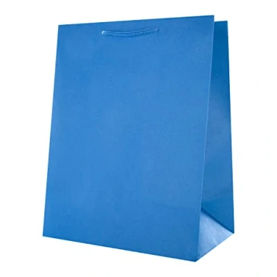 Image of Hallmark Multi Occasion Large Gift Bag Plain Blue