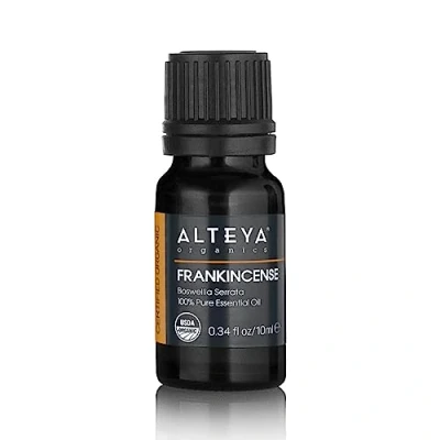 Image of Alteya Organic Frankincense Oil (Boswellia Serrata) 10 ml 100% USDA Certified Therapeutic Grade Essential Perfect for Relax and Self Care