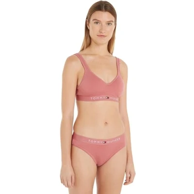 Image of Tommy Hilfiger Women&#039;s Bralette Lift (Ext Sizes) Teaberry Blossom 3XL
