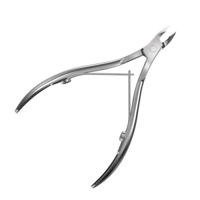 Image of Staleks Classic Cuticle Nippers 1/2 Jaw 0.2 Inch (5 mm) NC 12 5, Silver